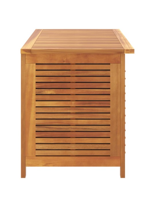 Zahradní úložný box s lamelami 113 x 50 x 56 cm masivní akácie