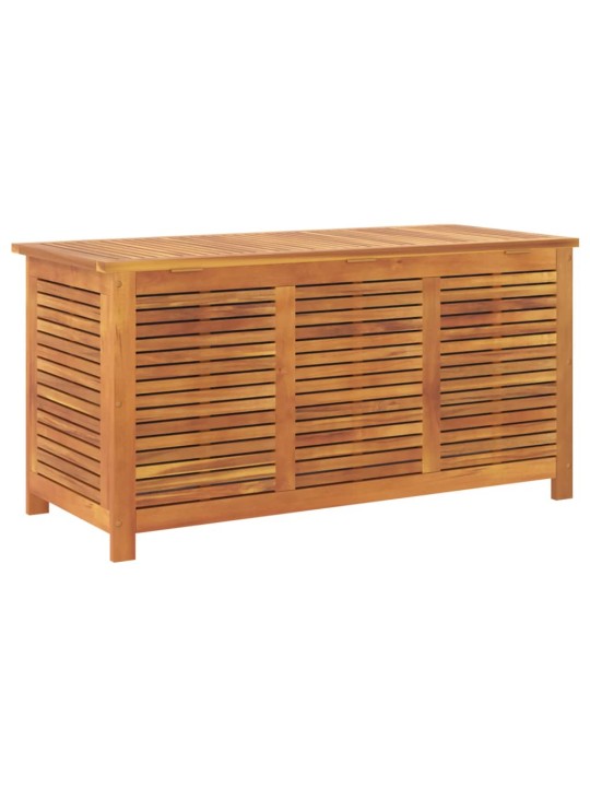 Zahradní úložný box s lamelami 113 x 50 x 56 cm masivní akácie
