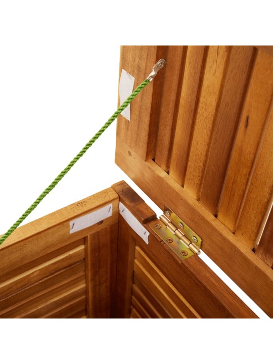 Zahradní úložný box s lamelami 113 x 50 x 56 cm masivní akácie