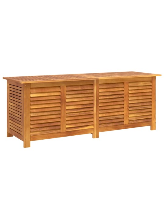 Zahradní úložný box s lamelami 150 x 50 x 56 cm masivní akácie