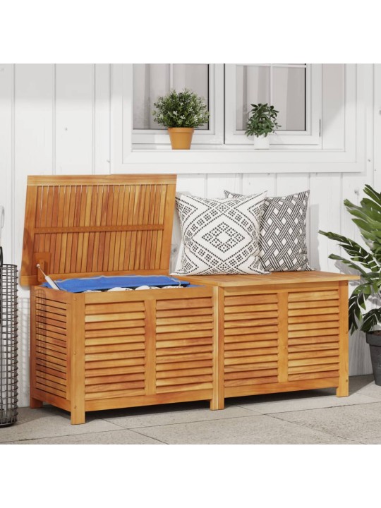 Zahradní úložný box s lamelami 150 x 50 x 56 cm masivní akácie