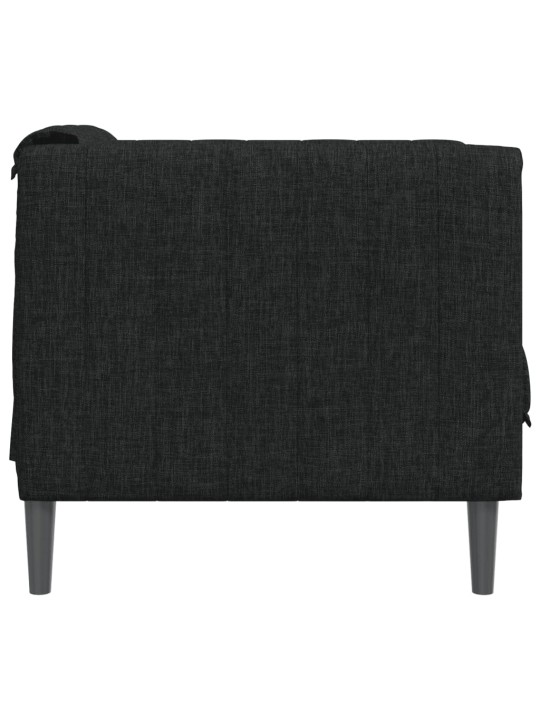 Křeslo černé textil
