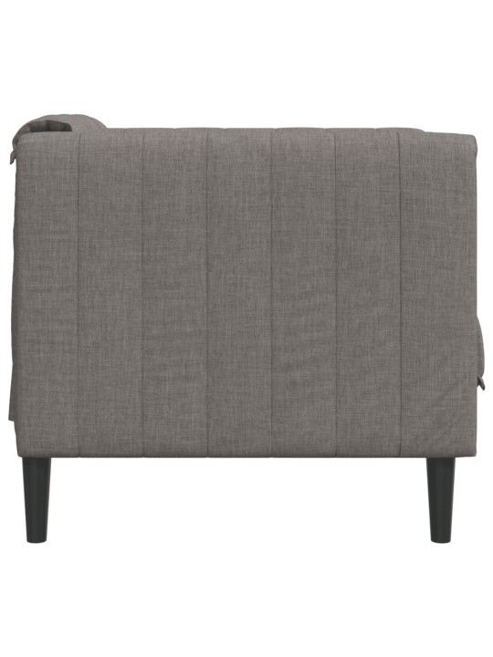 Křeslo taupe textil