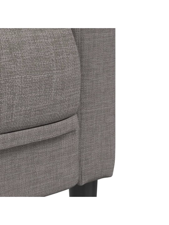 Křeslo taupe textil