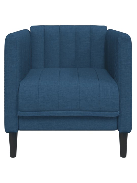Křeslo modré textil