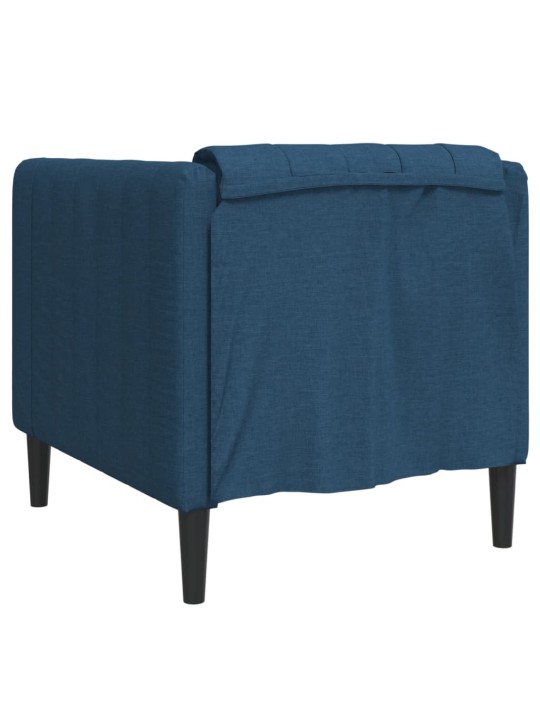 Křeslo modré textil