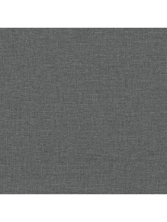 Pohovka 2místná tmavě šedá textil