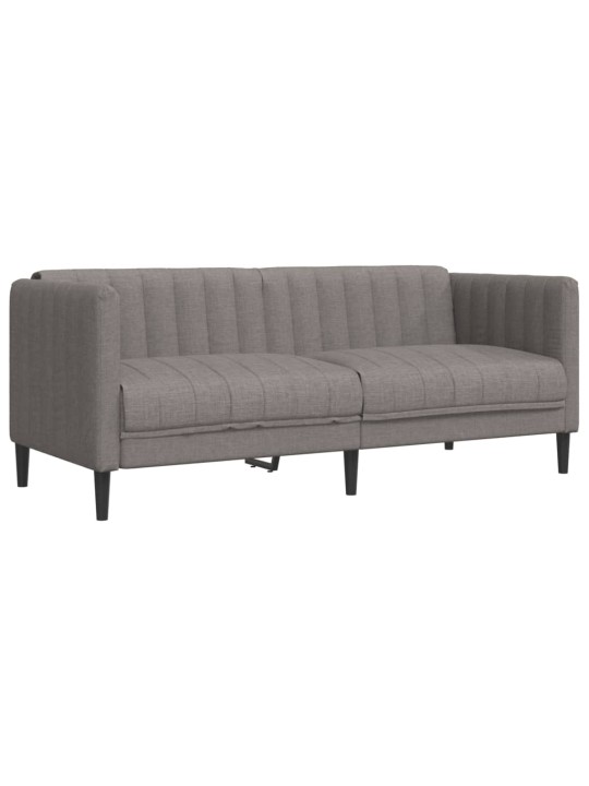 Pohovka 2místná taupe textil