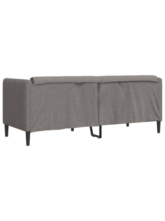 Pohovka 2místná taupe textil