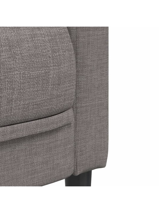 Pohovka 2místná taupe textil
