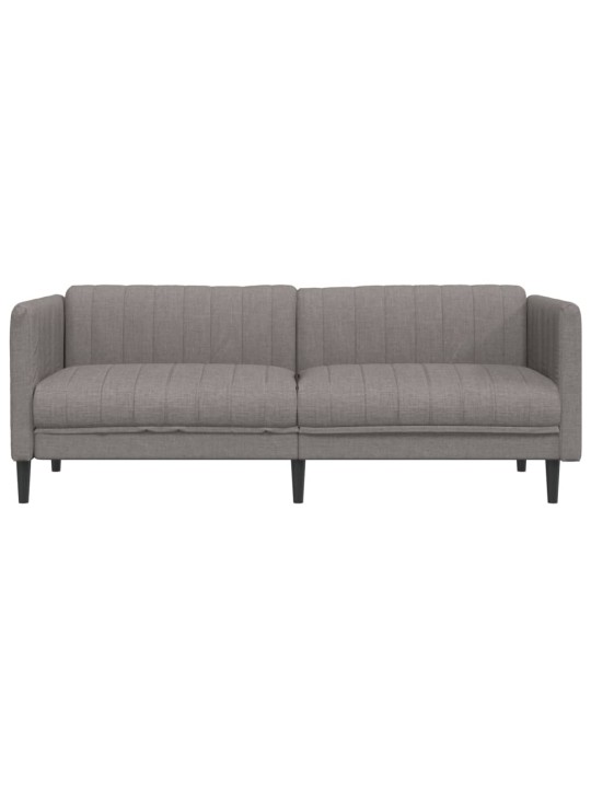 Pohovka 3místná taupe textil
