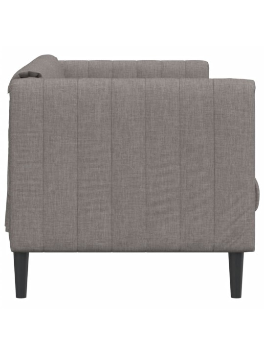 Pohovka 3místná taupe textil