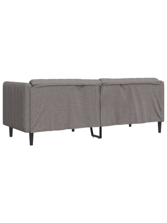 Pohovka 3místná taupe textil