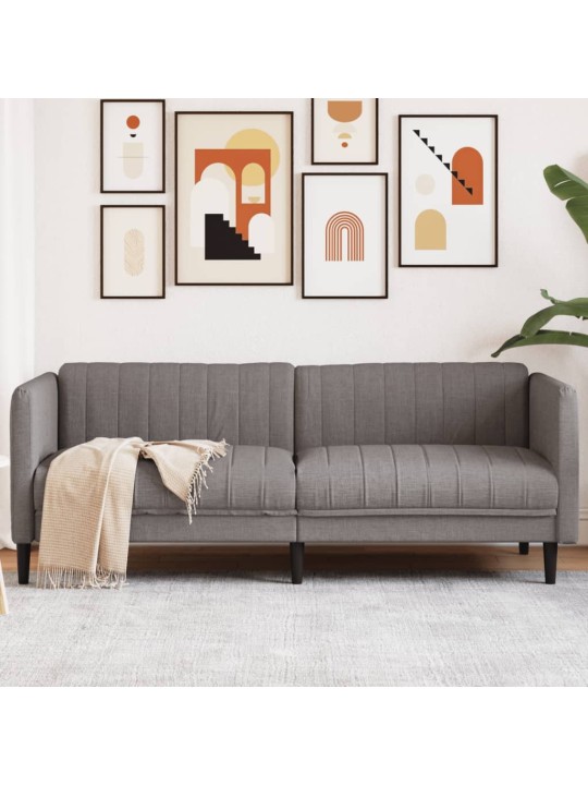 Pohovka 3místná taupe textil