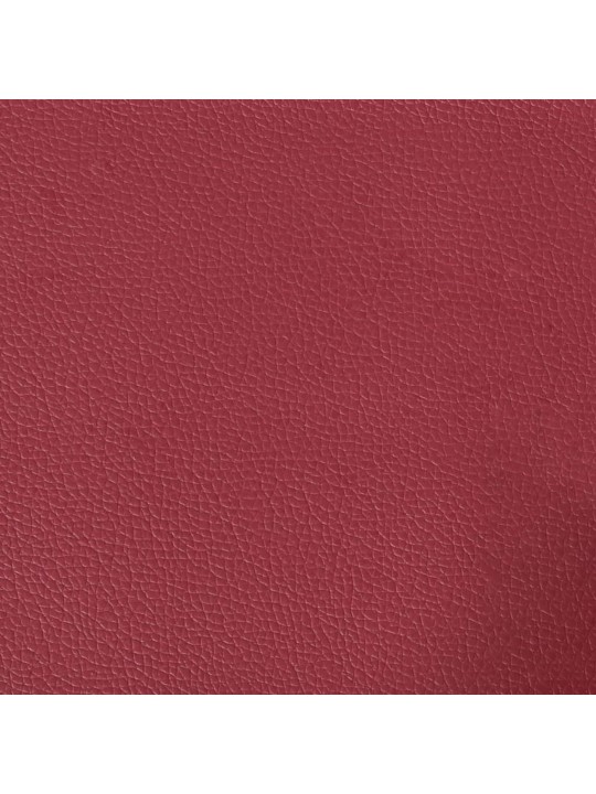 Křeslo chesterfield vínové umělá kůže