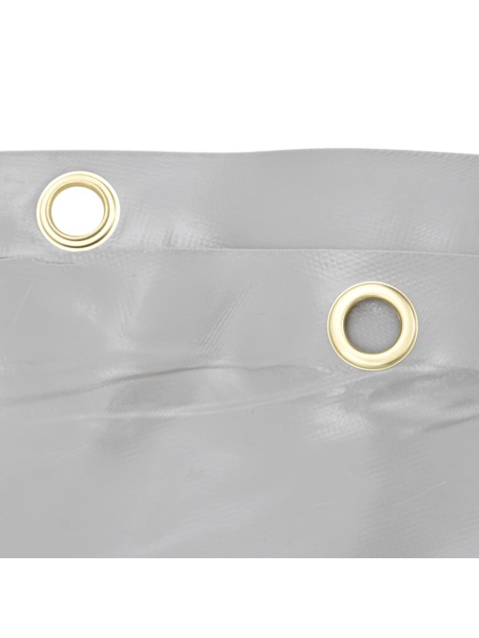 Plachta šedá 5 x 6 m 650 g/m²