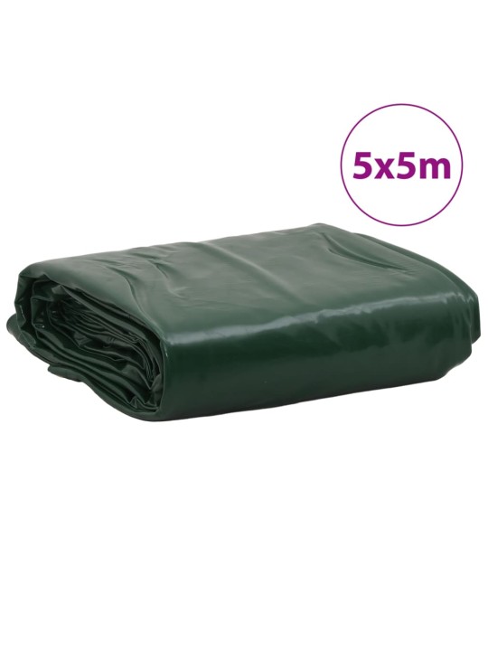 Plachta zelená 5 x 5 m 650 g/m²