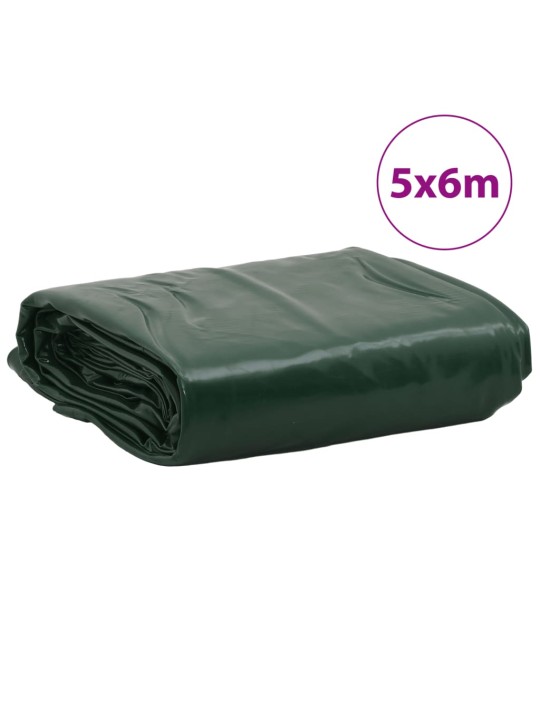 Plachta zelená 5 x 6 m 650 g/m²