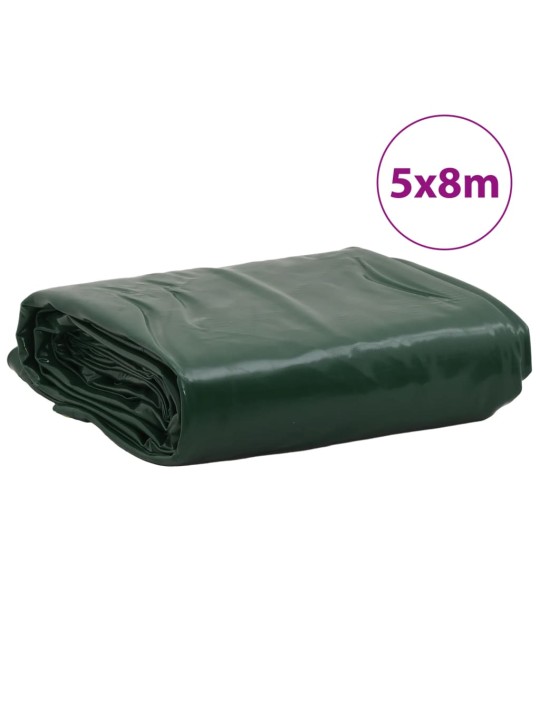 Plachta zelená 5 x 8 m 650 g/m²