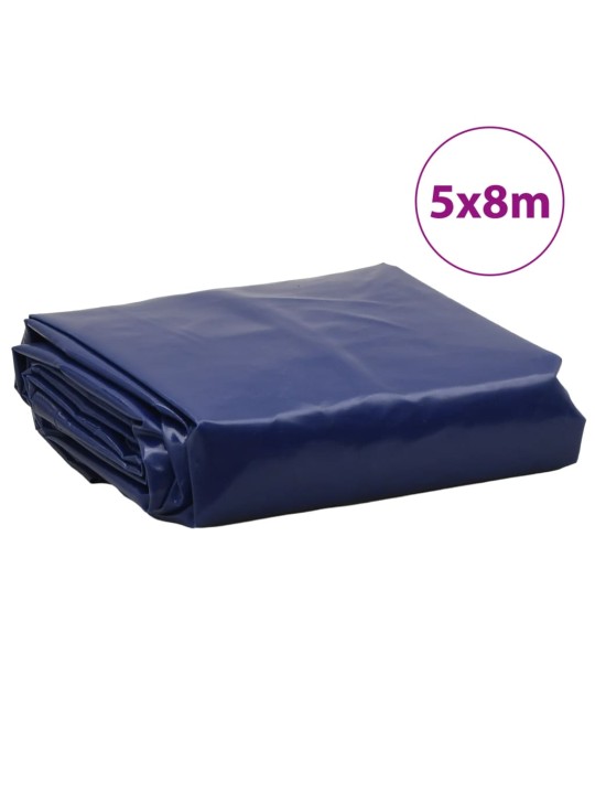 Plachta modrá 5 x 8 m 650 g/m²