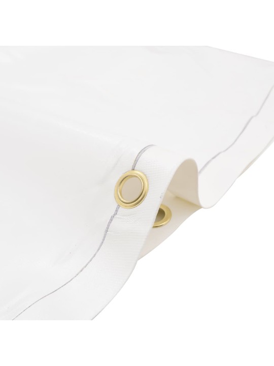 Plachta bílá 5 x 7 m 650 g/m²