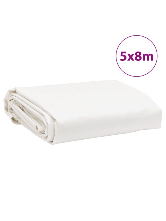 Plachta bílá 5 x 8 m 650 g/m²