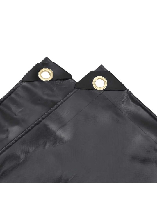 Plachta černá 1 x 2,5 m 650 g/m²