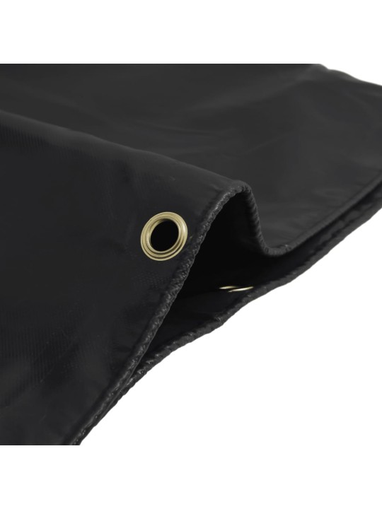 Plachta černá 5 x 7 m 650 g/m²