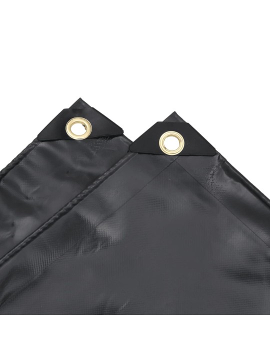 Plachta černá 5 x 7 m 650 g/m²