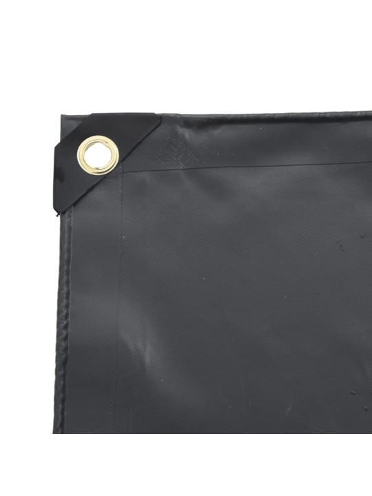 Plachta černá 5 x 7 m 650 g/m²