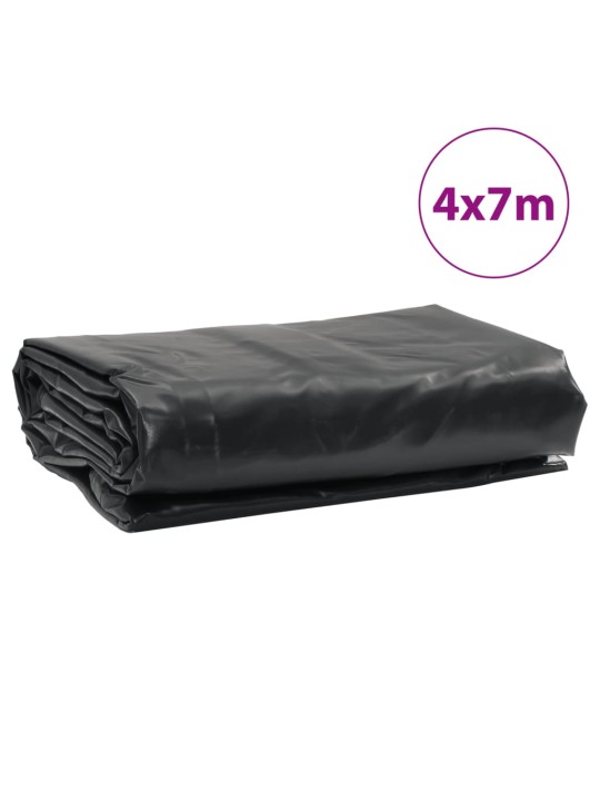 Plachta antracitová 4 x 7 m 650 g/m²