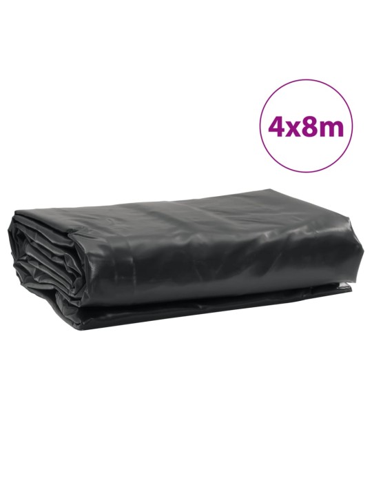 Plachta antracitová 4 x 8 m 650 g/m²