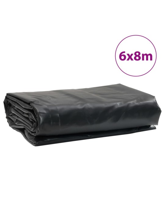 Plachta antracitová 6 x 8 m 650 g/m²