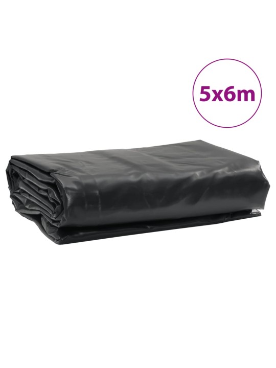 Plachta antracitová 5 x 6 m 650 g/m²