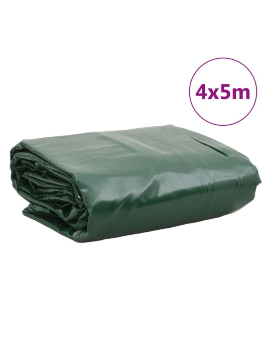 Plachta zelená 4 x 5 m 650 g/m²