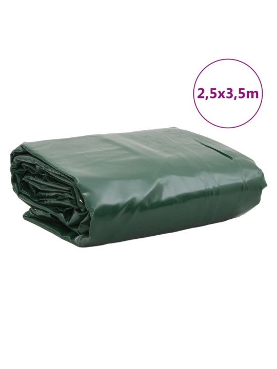 Plachta zelená 2,5 x 3,5 m 650 g/m²