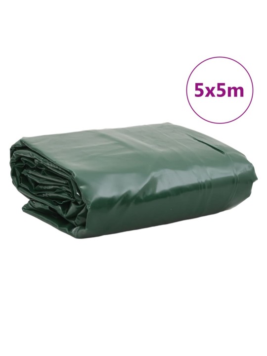 Plachta zelená 5 x 5 m 650 g/m²