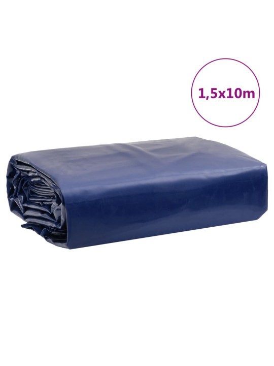 Plachta modrá 1,5 x 10 m 650 g/m²