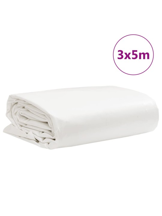 Plachta bílá 3 x 5 m 650 g/m²
