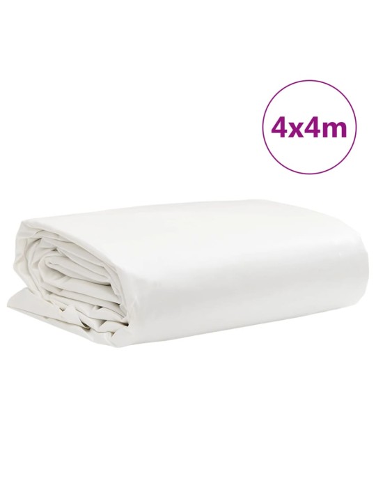 Plachta bílá 4 x 4 m 650 g/m²