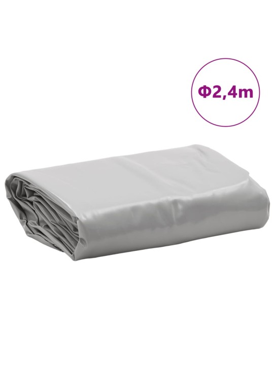 Plachta šedá ø 2,4 m 650 g/m²