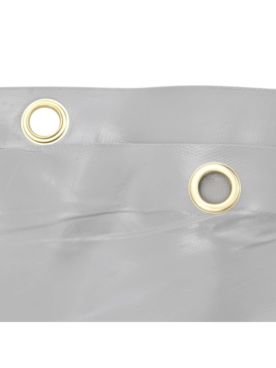 Plachta šedá Ø 2,6 m 650 g/m²