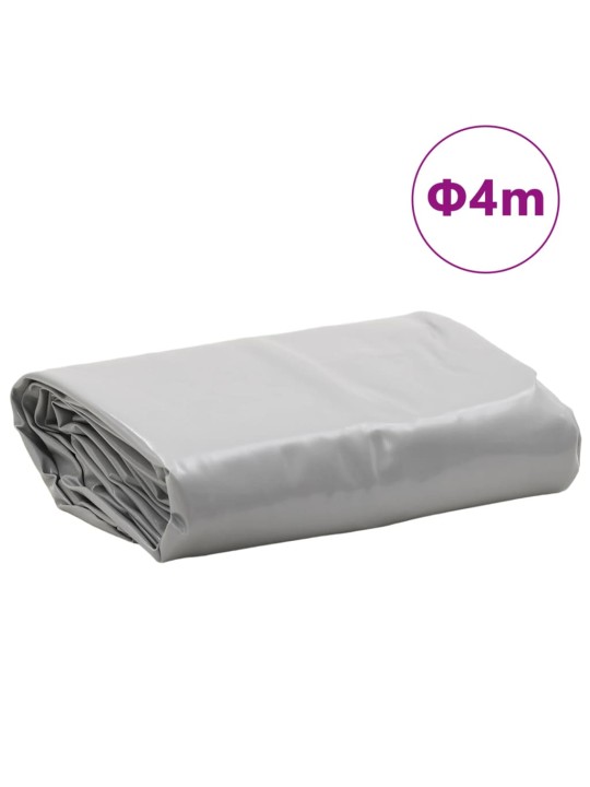 Plachta šedá Ø 4 m 650 g/m²