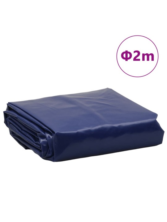 Plachta modrá ø 2 m 650 g/m²