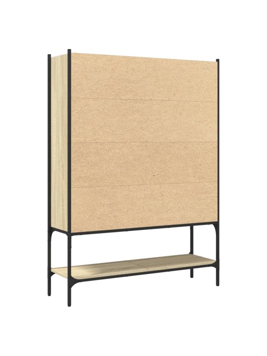 Knihovna dub sonoma 102 x 30 x 141,5 cm kompozitní dřevo