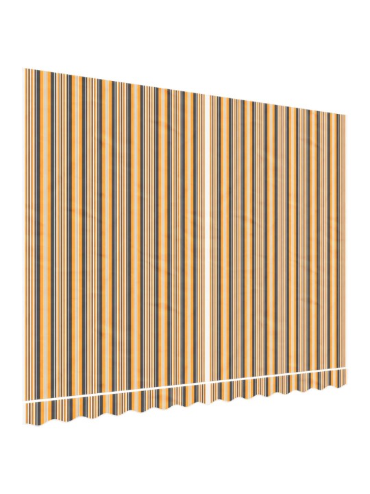 Náhradní plachta na markýzu vícebarevné pruhy 3,5 x 2,5 m