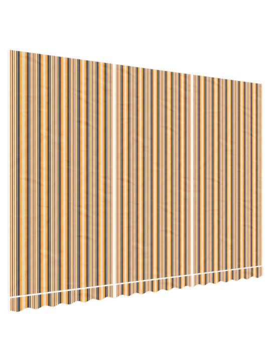 Náhradní plachta na markýzu vícebarevné pruhy 4,5 x 3 m