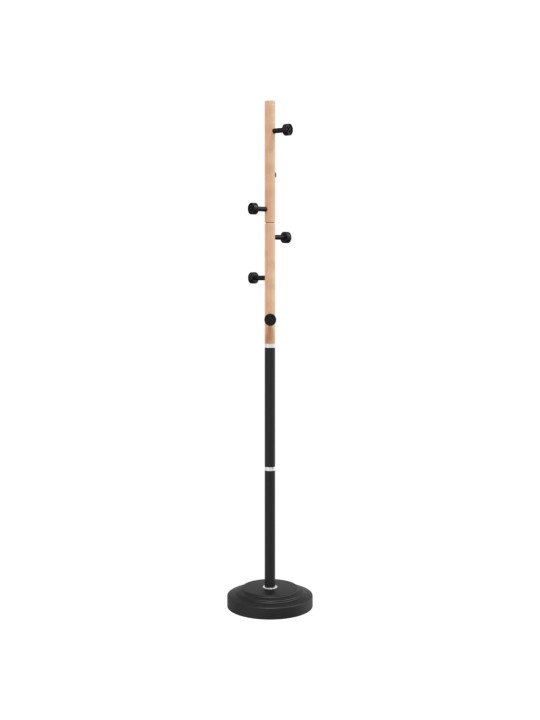 Stojan na kabáty černý 177 cm práškově lakované železo