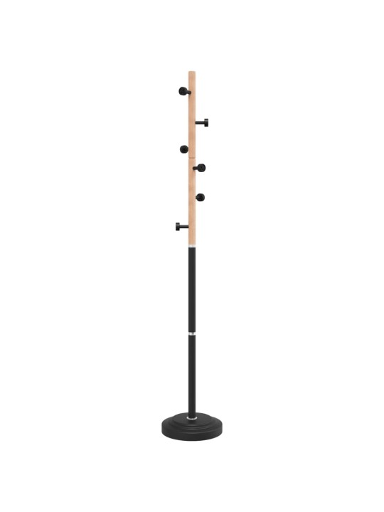 Stojan na kabáty černý 177 cm práškově lakované železo