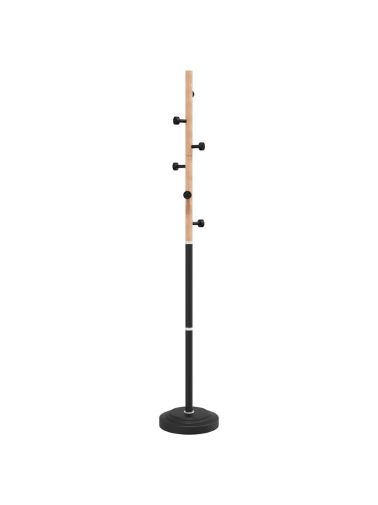 Stojan na kabáty černý 177 cm práškově lakované železo